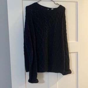 Navy heavy sweater